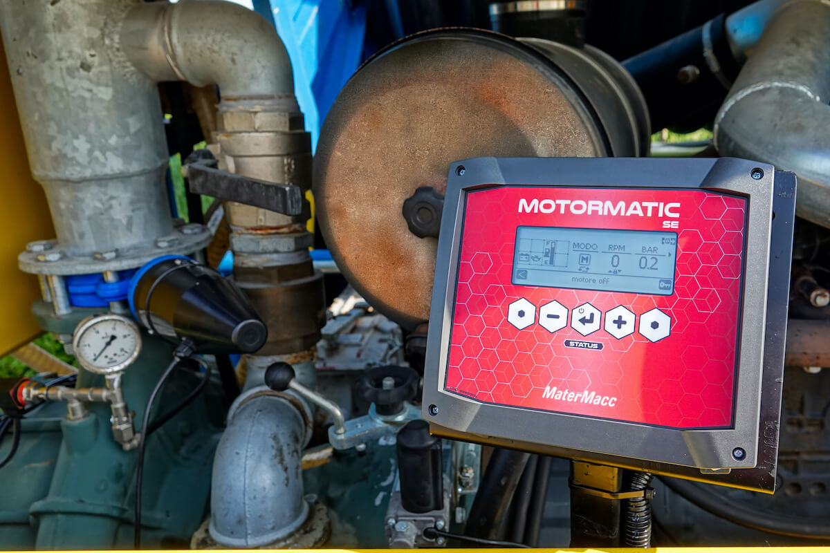 La centralina MotorMatic di MaterMacc semplifica il controllo e la manutenzione delle motopompe per l'irrigazione